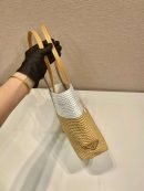 Prada Raffia Tote Bag Beige For Women 9.1in/23m