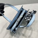 Prada Re-Edition 1995 Brushed Mini Handbag Blue For Women, Women's Bags 8.6in/22cm