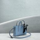 Prada Re-Edition 1995 Brushed Mini Handbag Blue For Women, Women's Bags 8.6in/22cm