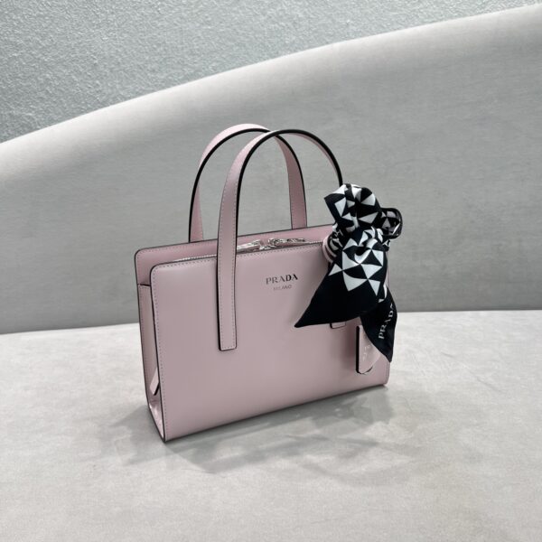 Prada Re-Edition 1995 Brushed Mini Handbag Pink For Women, Women's Bags 8.6in/22cm