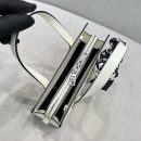 Prada Re-Edition 1995 Brushed Mini Handbag White For Women, Women's Bags 8.6in/22cm