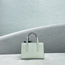Prada Re-Edition 1995 Brushed Mini Handbag White For Women, Women's Bags 8.6in/22cm