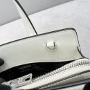 Prada Re-Edition 1995 Brushed Mini Handbag White For Women, Women's Bags 8.6in/22cm