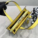 Prada Re-Edition 1995 Brushed Mini Handbag Yellow For Women, Women's Bags 8.6in/22cm