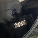 Prada Re-Edition 2000 Sequined Re-Nylon Mini-Bag Black For Women, Women's Bags 8.6in/22cm 1NE515_2D0Y_F0967
