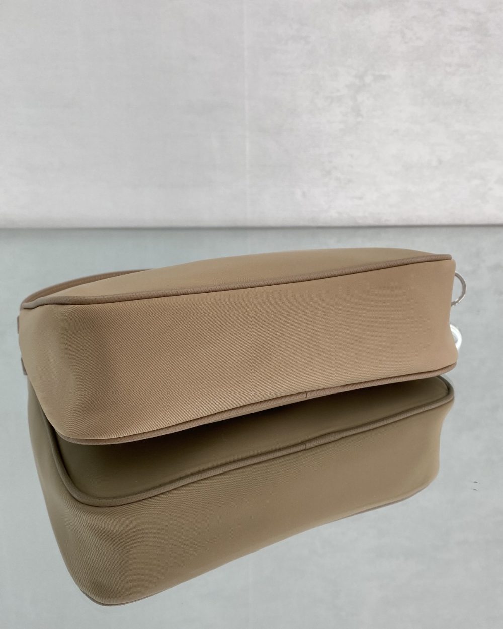 Prada Re-Edition 2005 Re-Nylon Mini Bag Beige For Women, Women's Bags 8.6in/22cm