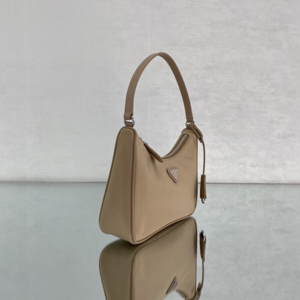 Prada Re-Edition 2005 Re-Nylon Mini Bag Beige For Women, Women's Bags 8.6in/22cm