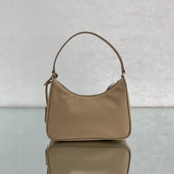 Prada Re-Edition 2005 Re-Nylon Mini Bag Beige For Women, Women's Bags 8.6in/22cm