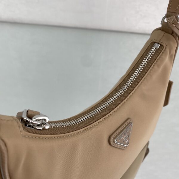 Prada Re-Edition 2005 Re-Nylon Mini Bag Beige For Women, Women's Bags 8.6in/22cm