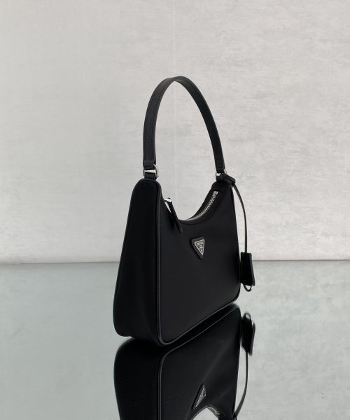 Prada Re-Edition 2005 Re-Nylon Mini Bag Black For Women, Women's Bags 8.6in/22cm