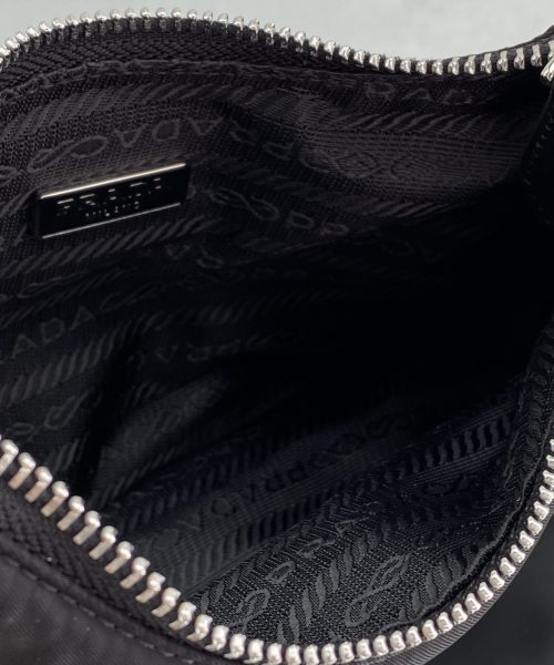 Prada Re-Edition 2005 Re-Nylon Mini Bag Black For Women, Women's Bags 8.6in/22cm