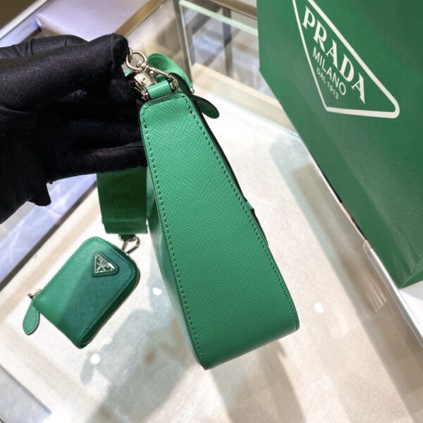 Prada Re-Edition 2005 Re-Nylon Mini Bag Green For Women, Women's Bags 8.6in/22cm