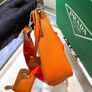 Prada Re-Edition 2005 Re-Nylon Mini Bag Orange For Women, Women's Bags 8.6in/22cm