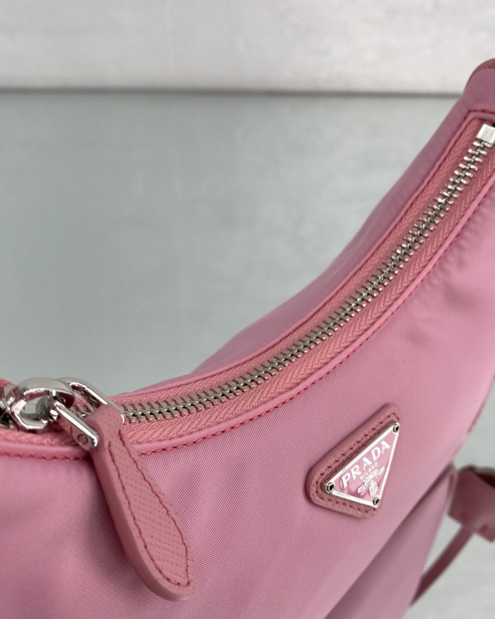 Prada Re-Edition 2005 Re-Nylon Mini Bag Pink For Women, Women's Bags 8.6in/22cm