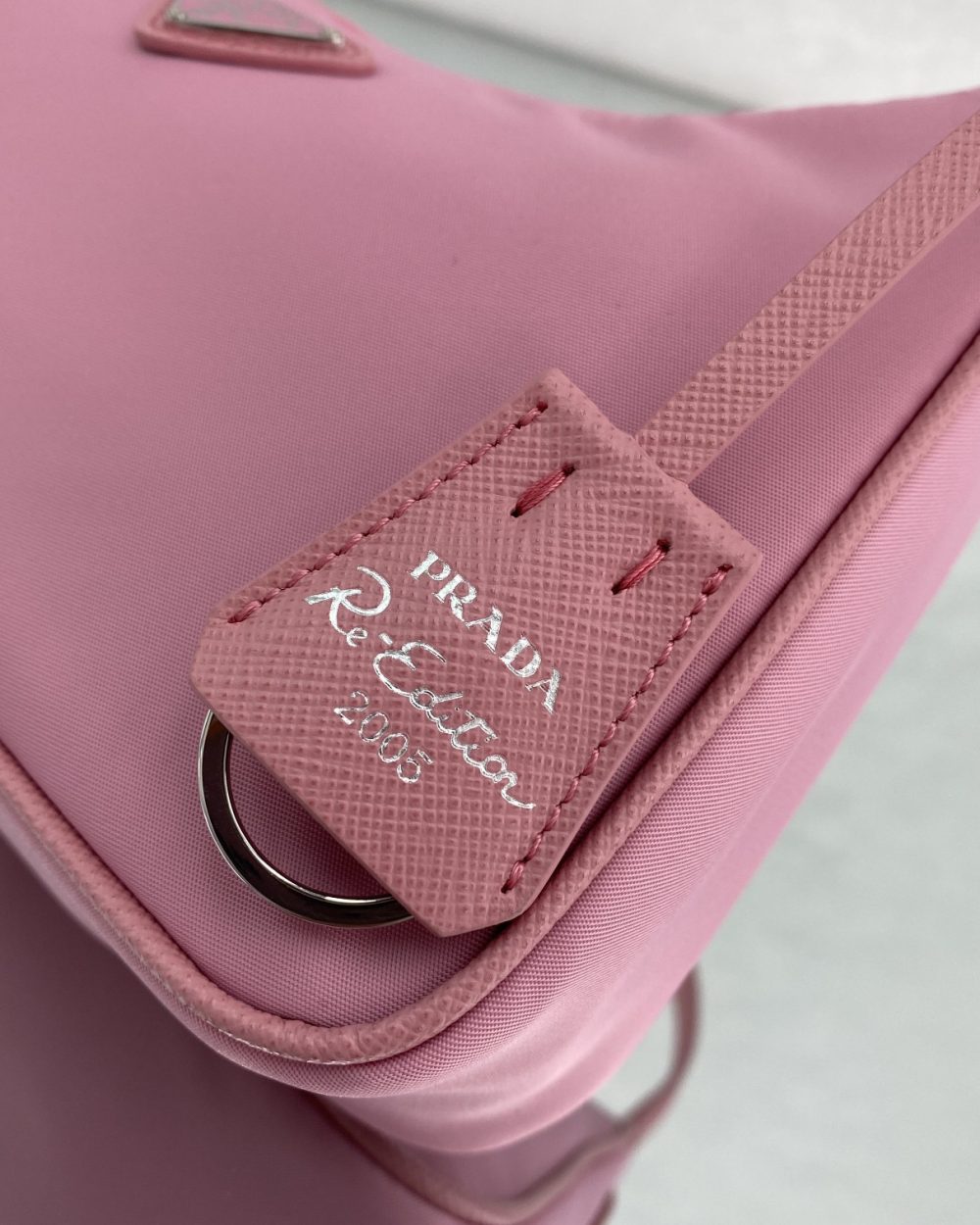 Prada Re-Edition 2005 Re-Nylon Mini Bag Pink For Women, Women's Bags 8.6in/22cm
