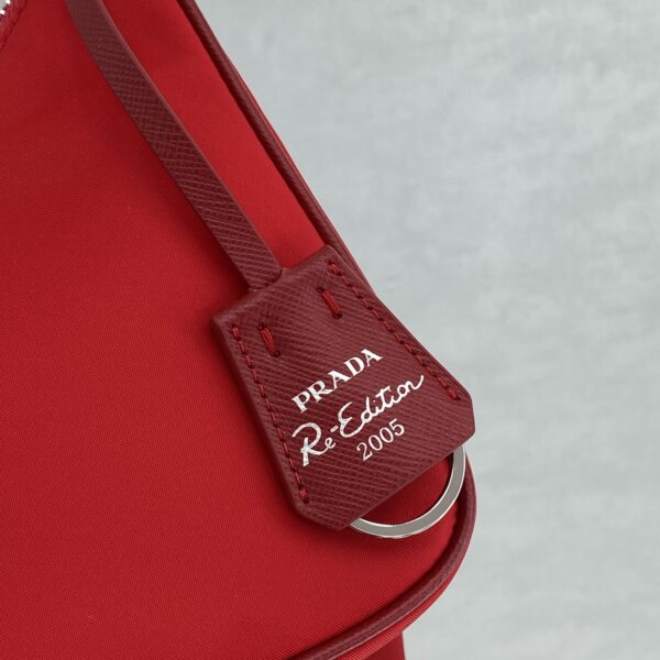 Prada Re-Edition 2005 Re-Nylon Mini Bag Red For Women, Women's Bags 8.6in/22cm