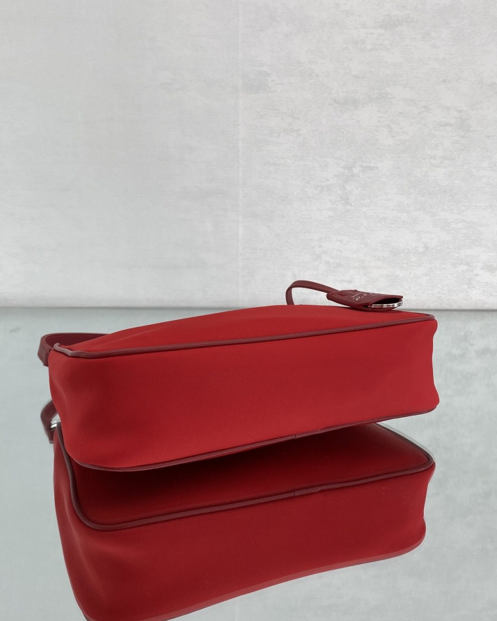 Prada Re-Edition 2005 Re-Nylon Mini Bag Red For Women, Women's Bags 8.6in/22cm