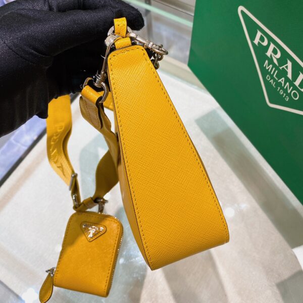 Prada Re-Edition 2005 Re-Nylon Mini Bag Yellow For Women, Women's Bags 8.6in/22cm