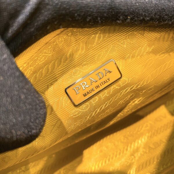 Prada Re-Edition 2005 Re-Nylon Mini Bag Yellow For Women, Women's Bags 8.6in/22cm