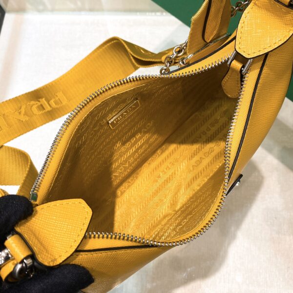 Prada Re-Edition 2005 Re-Nylon Mini Bag Yellow For Women, Women's Bags 8.6in/22cm