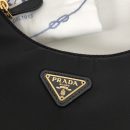 Prada Re-Edition 2005 Saffiano Bag Black For Women, Women's Bags 8.6in/22cm 1BH204_NZV_F0632_V_V2M