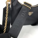 Prada Re-Edition 2005 Saffiano Bag Black For Women, Women's Bags 8.6in/22cm 1BH204_NZV_F0632_V_V2M