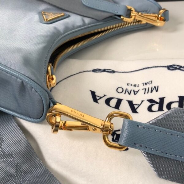 Prada Re-Edition 2005 Saffiano Bag Blue For Women, Women's Bags 8.6in/22cm 1BH204_NZV_F0ETB_V_V2M