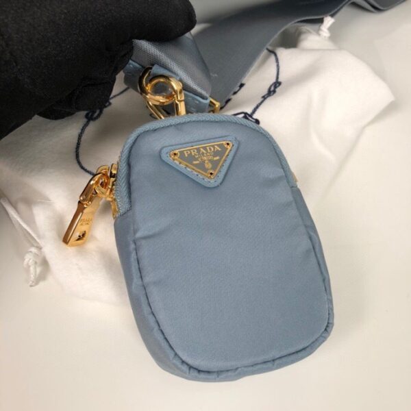 Prada Re-Edition 2005 Saffiano Bag Blue For Women, Women's Bags 8.6in/22cm 1BH204_NZV_F0ETB_V_V2M