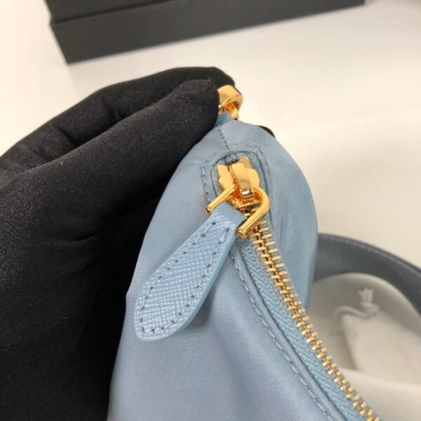Prada Re-Edition 2005 Saffiano Bag Blue For Women, Women's Bags 8.6in/22cm 1BH204_NZV_F0ETB_V_V2M