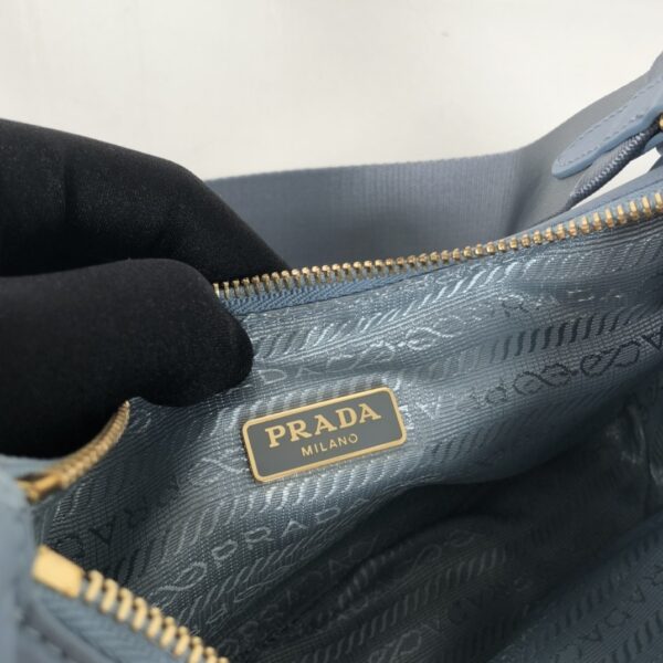 Prada Re-Edition 2005 Saffiano Bag Blue For Women, Women's Bags 8.6in/22cm 1BH204_NZV_F0ETB_V_V2M