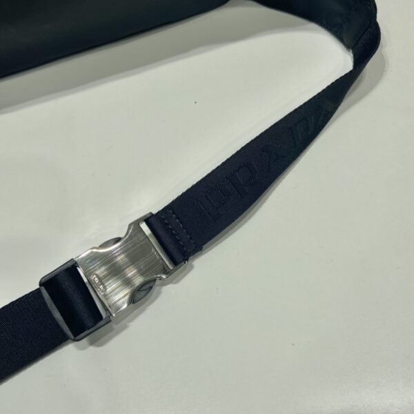 Prada Re-Nylon And Saffiano Belt Bag Black For Women, Women's Bags 10.2in/26cm 2VL034_2DMG_F0002_V_OOO