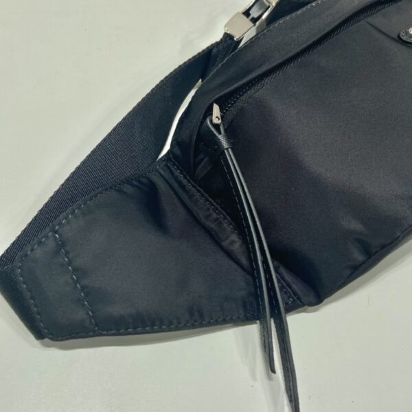 Prada Re-Nylon And Saffiano Belt Bag Black For Women, Women's Bags 10.2in/26cm 2VL034_2DMG_F0002_V_OOO