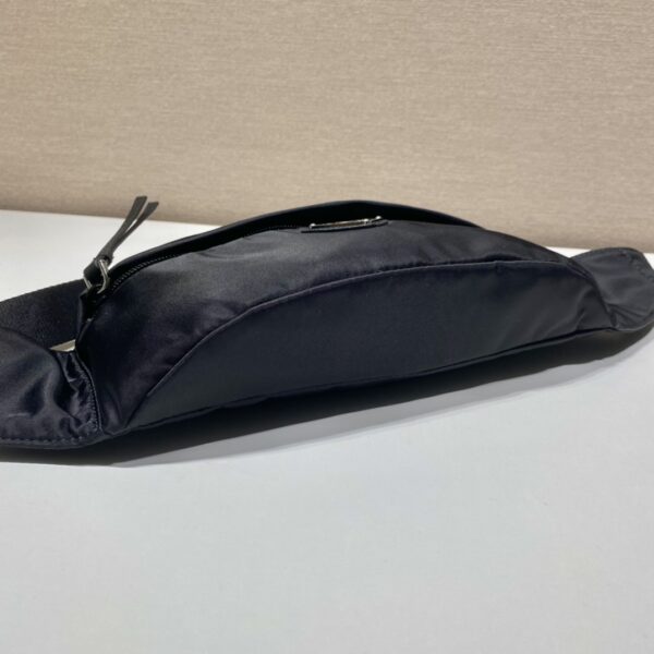 Prada Re-Nylon And Saffiano Belt Bag Black For Women, Women's Bags 10.2in/26cm 2VL034_2DMG_F0002_V_OOO