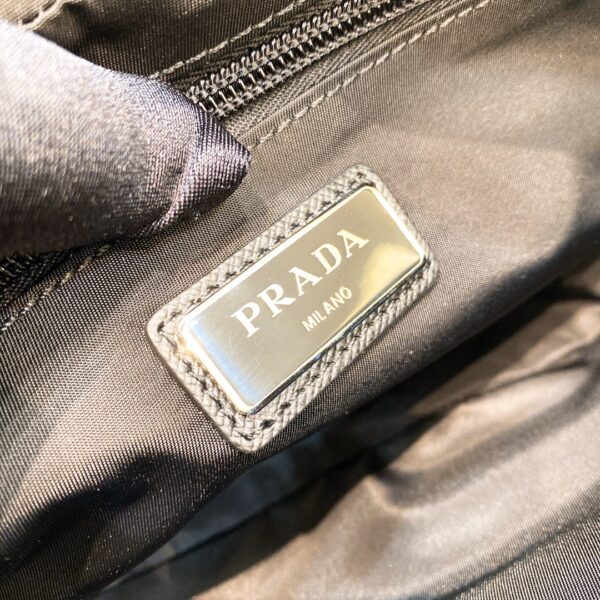 Prada Re-Nylon And Saffiano Belt Bag Black For Women, Women's Bags 8.2in/21cm 2VL977_2DMG_F0002_V_WOO