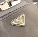 Prada Re-Nylon And Saffiano Belt Bag Black For Women, Women's Bags 8.2in/21cm 2VL977_2DMG_F0002_V_WOO