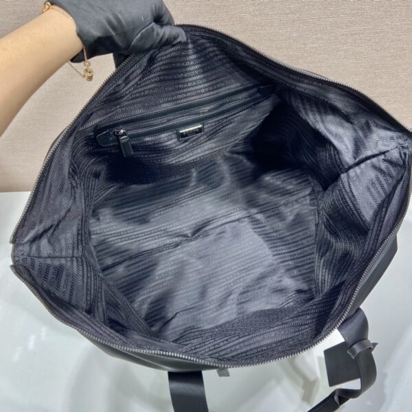 Prada Re-Nylon And Saffiano Duffle Bag Black For Women, Women's Bags 17.5in/45cm 2VC796_2DMH_F0002_V_OOO
