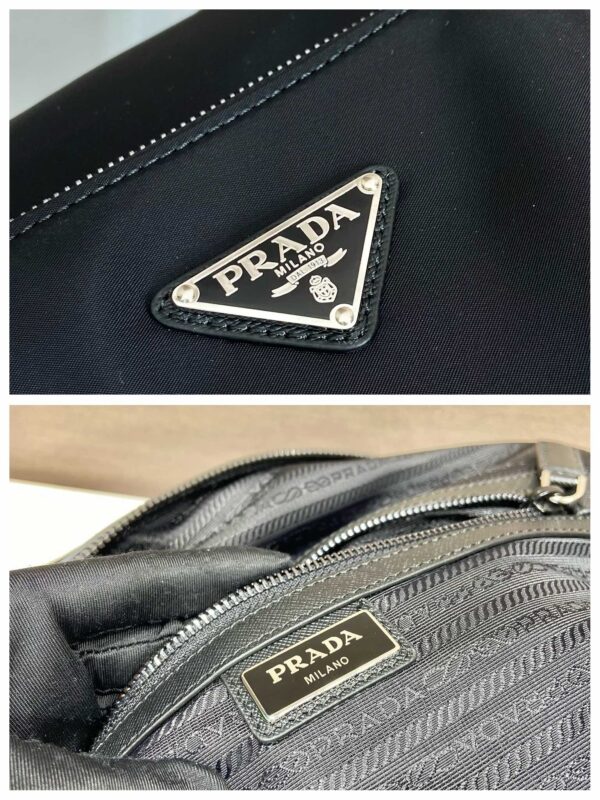 Prada Re-Nylon And Saffiano Duffle Bag Black For Women, Women's Bags 17.5in/45cm 2VC796_2DMH_F0002_V_OOO