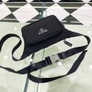Prada Re-Nylon And Saffiano Shoulder Bag Black For Women, Women's Bags 7.5in/19cm 2VH128_2DMG_F0002_V_OOO
