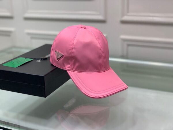 Prada Re-Nylon Baseball Cap Pink Prada Cap