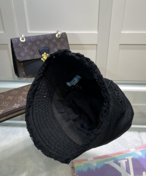 Prada Re-Nylon Bucket Hat Black Prada Hat 1HC137_2FMB_F0002