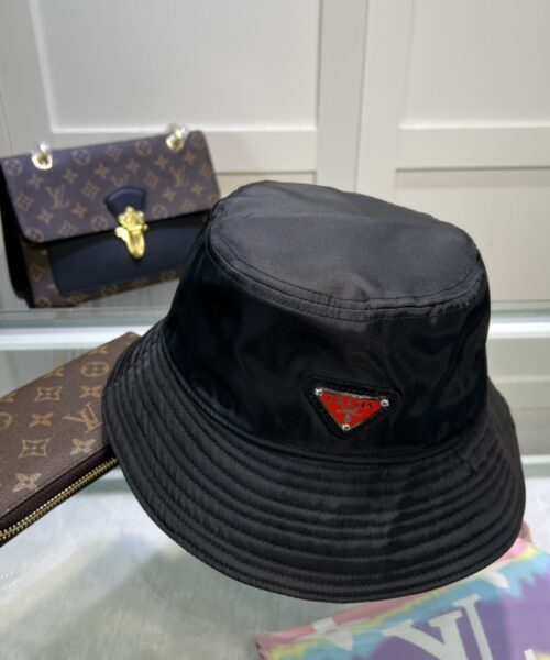 Prada Re-Nylon Bucket Hat Black Prada Hat