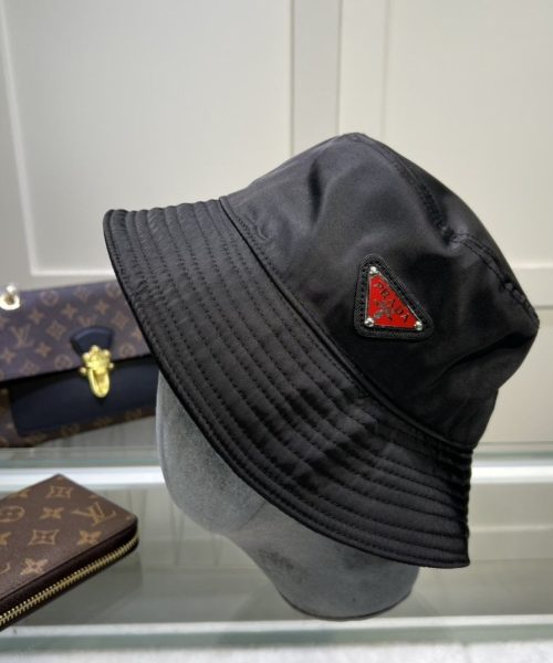 Prada Re-Nylon Bucket Hat Black Prada Hat
