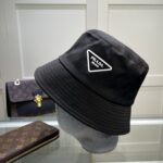 Prada Re-Nylon Bucket Hat Black Prada Hat