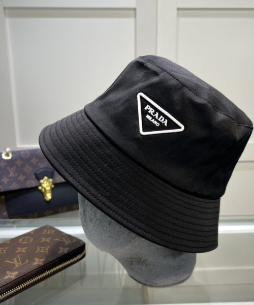 Prada Re-Nylon Bucket Hat Black Prada Hat