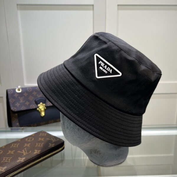 Prada Re-Nylon Bucket Hat Black Prada Hat