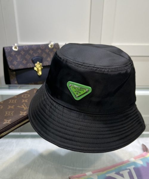 Prada Re-Nylon Bucket Hat Black Prada Hat
