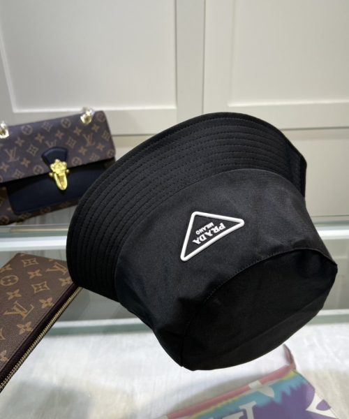Prada Re-Nylon Bucket Hat Black Prada Hat