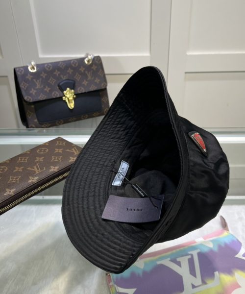 Prada Re-Nylon Bucket Hat Black Prada Hat