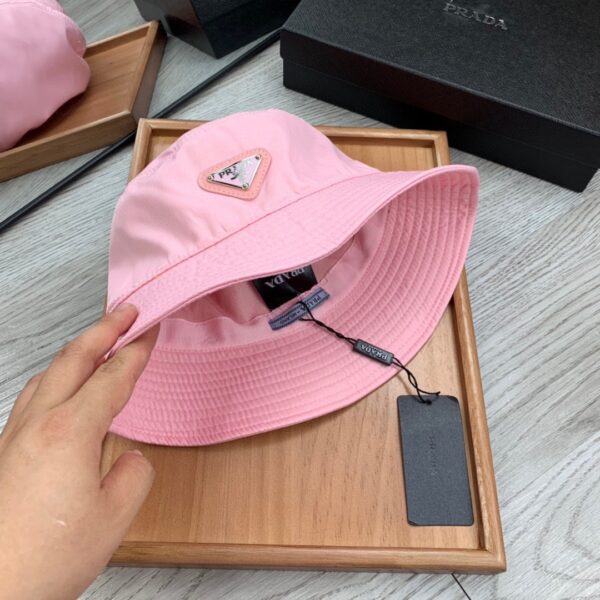 Prada Re-Nylon Bucket Hat Pink Prada Hat