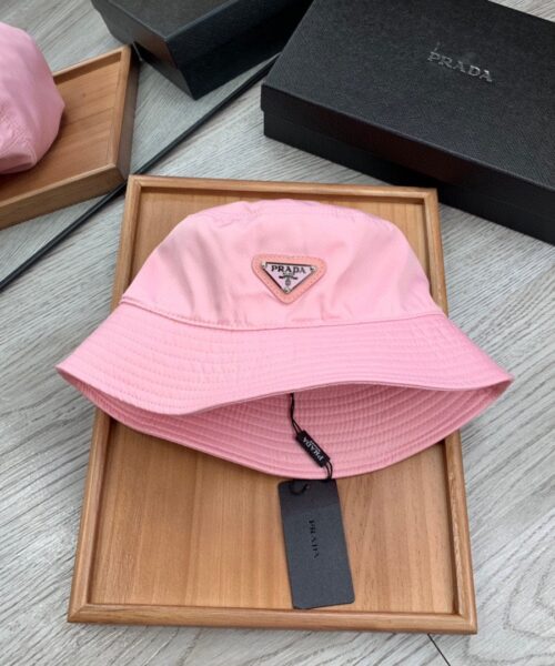 Prada Re-Nylon Bucket Hat Pink Prada Hat